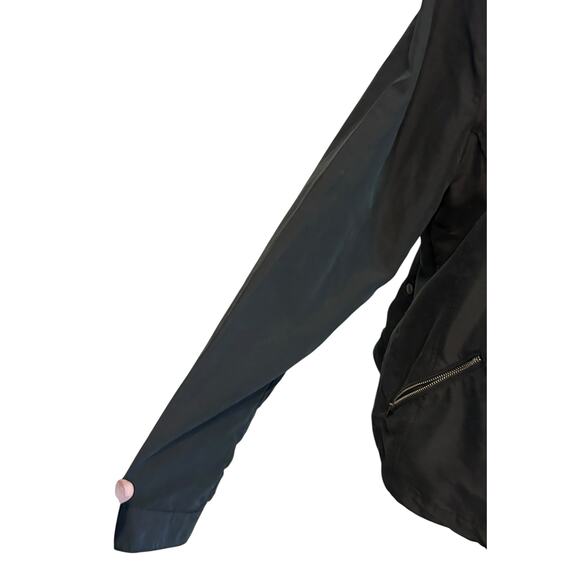 Calvin Klein Jeans Size XL Black Blazer Bolero Jacket Short Pockets Open Front - Picture 2 of 11